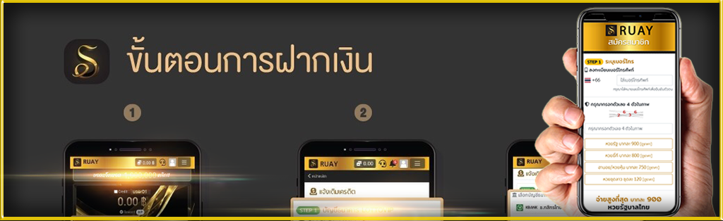 ขั้นตอนการฝากเงิน ฝากเงินซื้อหวยฮานอย